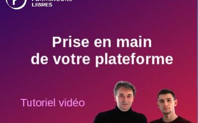 Formation vidéo sur la prise en main de la plateforme